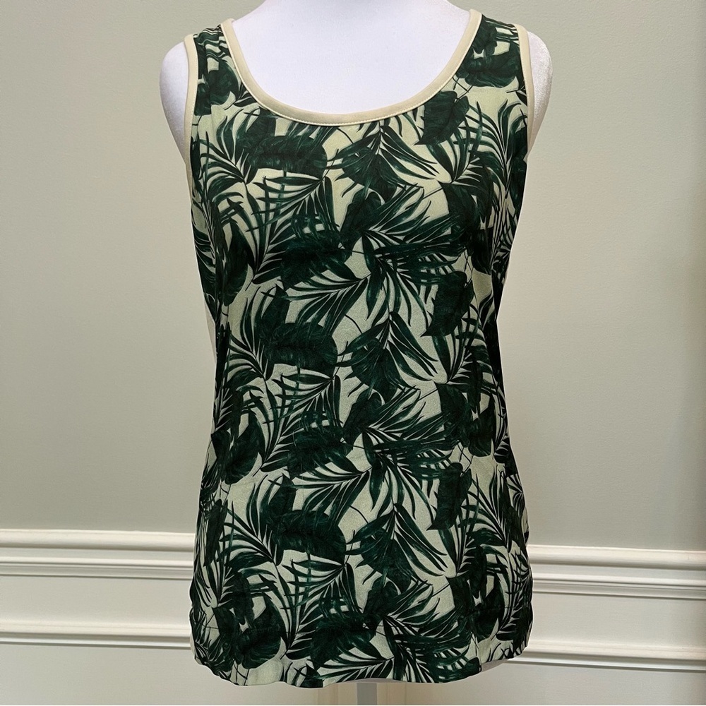 Reiss WASHABLE SILK Tropical Beach Top XS/S